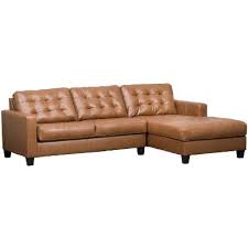 4pc Italian Leather Sectional With Raf