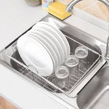 Be sure to stock up your kitchen cupboards with drinking glasses and mugs; Stainless Steel Over Sink Dish Drying Rack At Rs 500 Piece Plate Drain Rack Id 22620289612