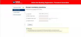 kotak netbanking registration login