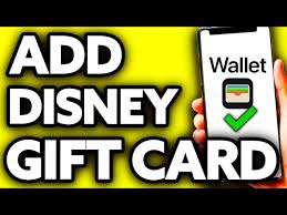 Add Disney Gift Card To Apple Wallet
