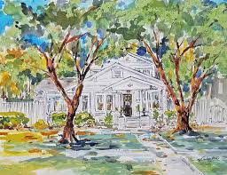 2,000+ vectors, stock photos & psd files. Historic Home Watercolor And Gouache Painting Painting By Kim Guthrie