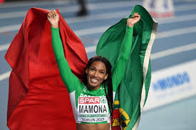Mamona's best jump was 14.01m, beating nadia eke (13.46m), erika kinsey (12.99m) and tanasia lea (11.78m). Patricia Mamona Scoremore Sports