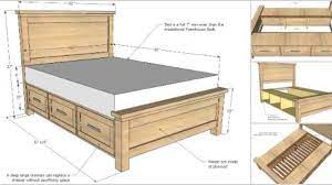 It has six full extension drawers that are located underneath a sleek wood veneer frame. 25 Creative Diy Bed Projects With Free Plans I Creative Ideas