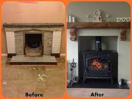 Replacing A Gas Fire With A Wood Burner