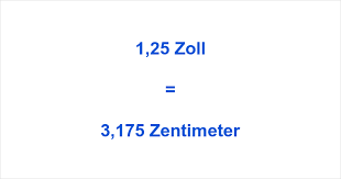 1.25 Zoll in cm | 1.25 Inches in cm Umrechnen | 1.25″ in cm