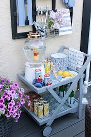 Summer Patio Outdoor Beverage Cart