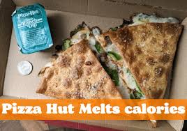 pizza hut melts calories nutrition