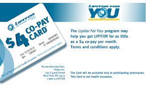 card for lipitor users