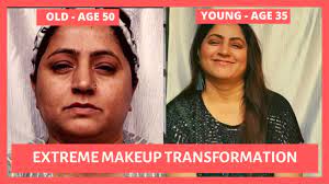 old to young extreme makeup