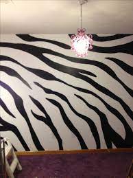 Zebra Stripe Wall Striped Walls