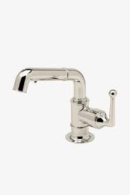 integrated pull spray kitchen faucet