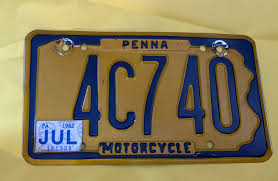 old pennsylvania motorcycle license