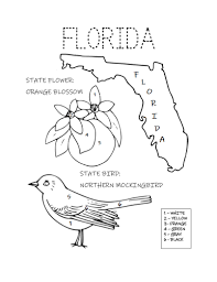 Hundreds of free spring coloring pages that will keep children busy for hours. Florida State Bird And Flower Coloring Page Teaching Resources