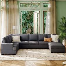 grey upholstered sectional sofa