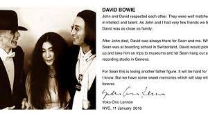 Non, Yoko Ono n'a pas retouché une photo pour se rapprocher de David Bowie