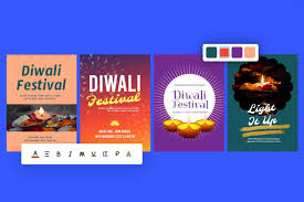 diwali poster templates fotor