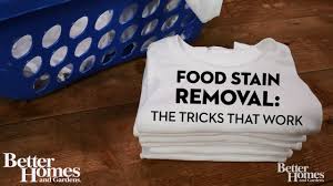 food stain removal the tricks that
