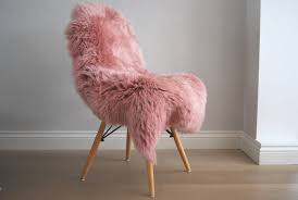 dusky pink sheepskin rug the swedish