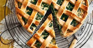 Cheese And Spinach Pie Shortcrust Pastry gambar png