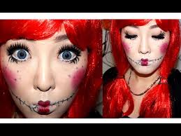 cute rag doll halloween makeup tutorial