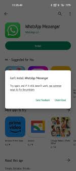 install whatsapp messenger in my device