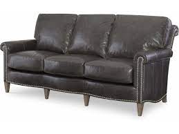 wesley hall l8074 82 barringer leather sofa