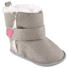Details About Luvable Friends Baby 11805 Pull On Snow Boots Gray Size 0 0