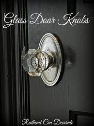 Glass Door Knobs Redhead Can Decorate