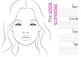 makeup face chart images browse 5 045