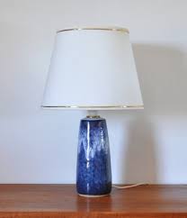 Glazed Ceramic Table Lamp From Valholm