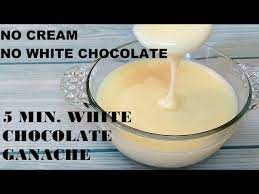 how to make white chocolate ganache