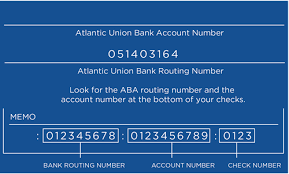 That isn't always the case. Atlantic Union Bank Routing Number Atlantic Union Bank