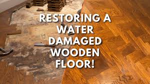 restoring a water damaged wooden floor