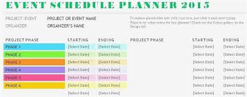 Event Itinerary Template Gallery Family Trip Planner Vacation