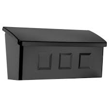 architectural mailboxes wayland black