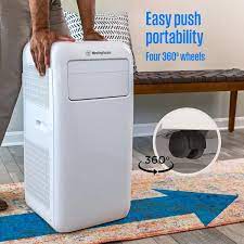 westinghouse 12 000 btu portable air conditioner with remote 3 in 1 operation up to 400 sq ft