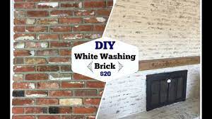 how to whitewash brick mortar wash