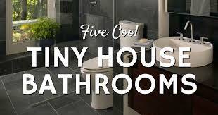 A shower is a very important feature to have. Five Cool Tiny House Bathrooms Tiny Home Builders