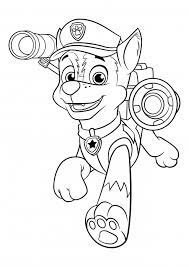 Paw patrol chase coloring page. Chase Coloring Pages Paw Patrol Coloring Pages Colorings Cc