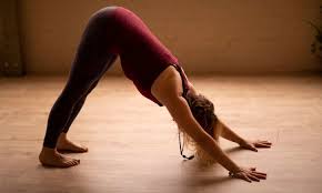 yoga pose of the week downward facing