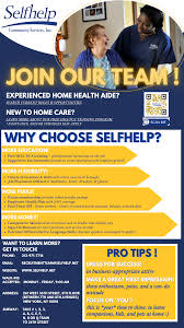 home care training selfhelp