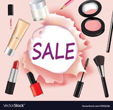 cosmetics poster royalty free