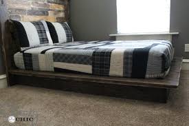 Replace your box spring with a platform made from wood planks. Easy Diy Platform Bed Shanty 2 Chic