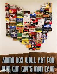 Ammo Box Wall Art For Ohio Man Cave