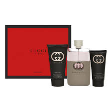 Shop men's colognes & perfumes at gucci.com. Amazon Com Gucci Guilty By Gucci For Men 3 Piece Set Includes 3 0 Oz Eau De Toilette Spray 2 5 Oz After Shave Balm 1 6 Oz Shower Gel Beauty