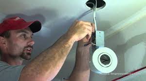 how to install a pot light and switch