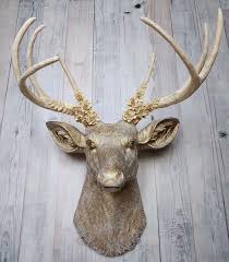 Faux Taxidermy Deer Head Wall Mount