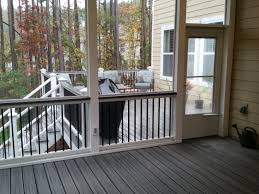 clic screened porch with trex deck