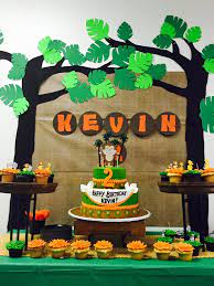 jungle themed birthday party with diy