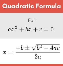 Quadratic Formula Calculator With
